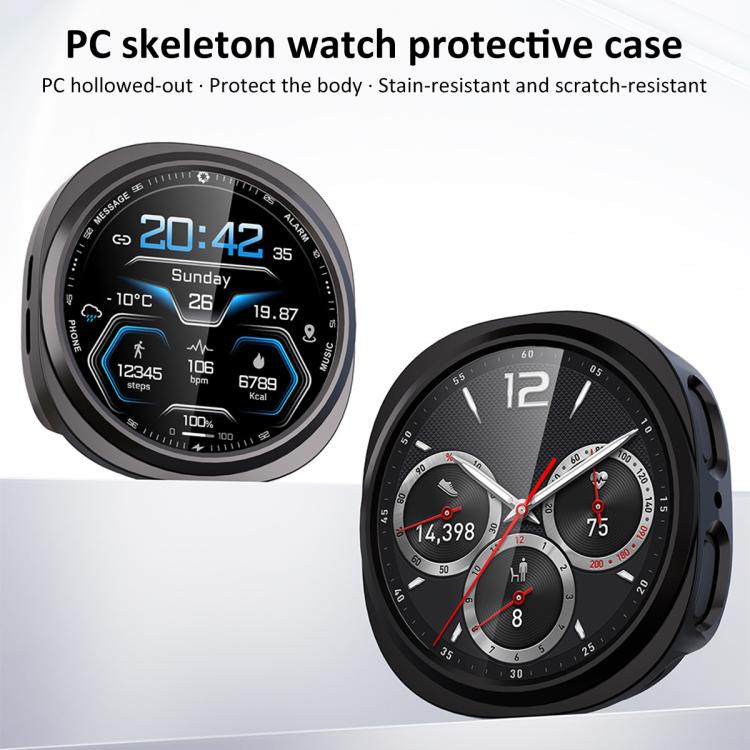 xDfind PC Hollow Half Coverage Watch Cover, For Samsung Galaxy Watch8 Classic 46mm, For Samsung Galaxy Watch8 44mm, For Samsung Galaxy Watch8 40mm