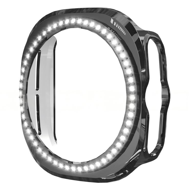 xDfind Single Row Diamond Hollow PC Watch Cover, For Samsung Galaxy Watch Ultra 47mm / Ultra 2025