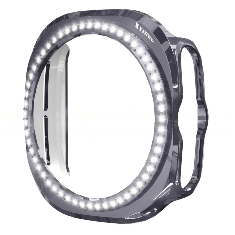 xDfind Single Row Diamond Hollow PC Watch Cover, For Samsung Galaxy Watch Ultra 47mm / Ultra 2025