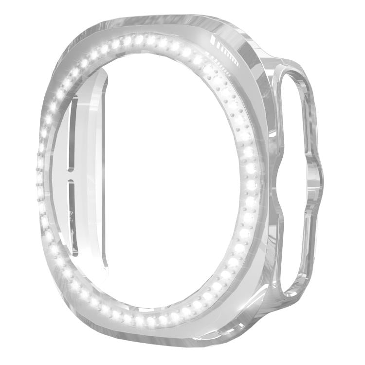 xDfind Single Row Diamond Hollow PC Watch Cover, For Samsung Galaxy Watch Ultra 47mm / Ultra 2025