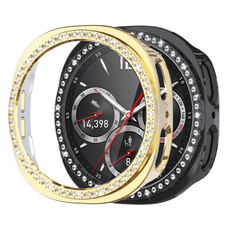 xDfind Single Row Diamond Hollow PC Watch Cover, For Samsung Galaxy Watch8 44mm, For Samsung Galaxy Watch8 40mm