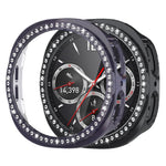 xDfind Single Row Diamond Hollow PC Watch Cover, For Samsung Galaxy Watch8 44mm, For Samsung Galaxy Watch8 40mm