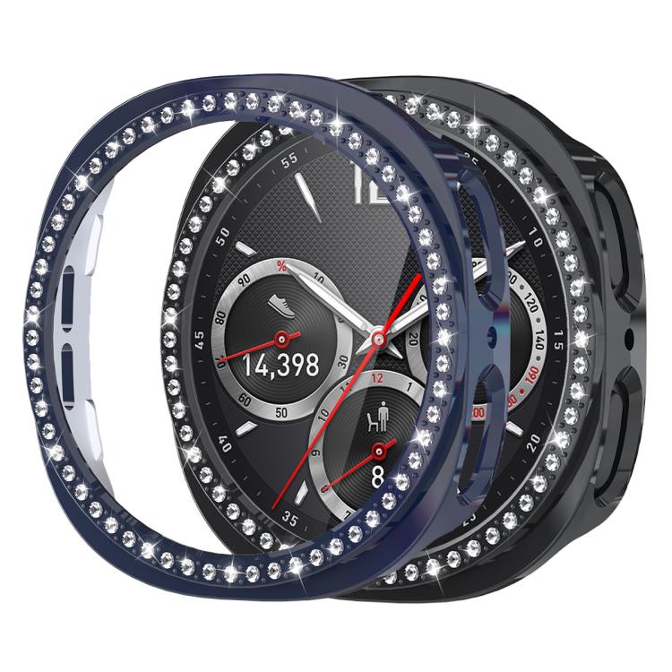 xDfind Single Row Diamond Hollow PC Watch Cover, For Samsung Galaxy Watch8 44mm, For Samsung Galaxy Watch8 40mm