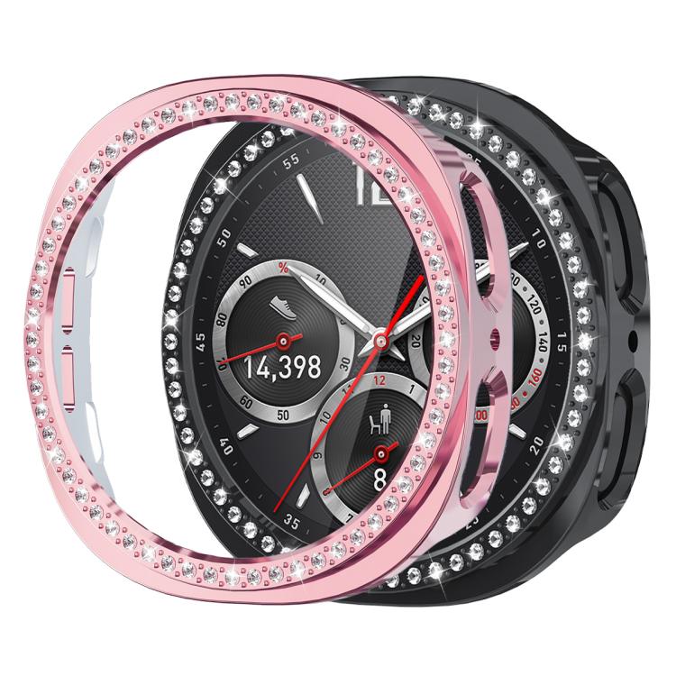 xDfind Single Row Diamond Hollow PC Watch Cover, For Samsung Galaxy Watch8 44mm, For Samsung Galaxy Watch8 40mm