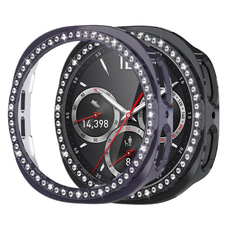 xDfind Single Row Diamond Hollow PC Watch Cover, For Samsung Galaxy Watch8 44mm, For Samsung Galaxy Watch8 40mm