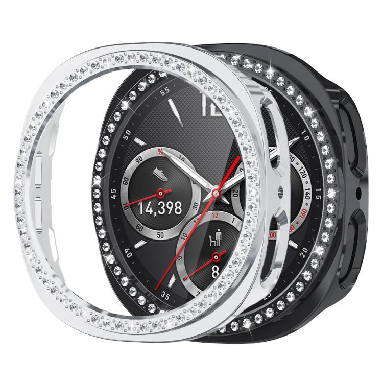 xDfind Single Row Diamond Hollow PC Watch Cover, For Samsung Galaxy Watch8 44mm, For Samsung Galaxy Watch8 40mm