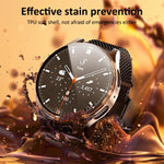 xDfind Tempered Film Integrated TPU Watch Cover, For Samsung Galaxy Watch7 44mm, For Samsung Galaxy Watch7 40mm