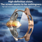 xDfind Tempered Film Integrated TPU Watch Cover, For Samsung Galaxy Watch7 44mm, For Samsung Galaxy Watch7 40mm