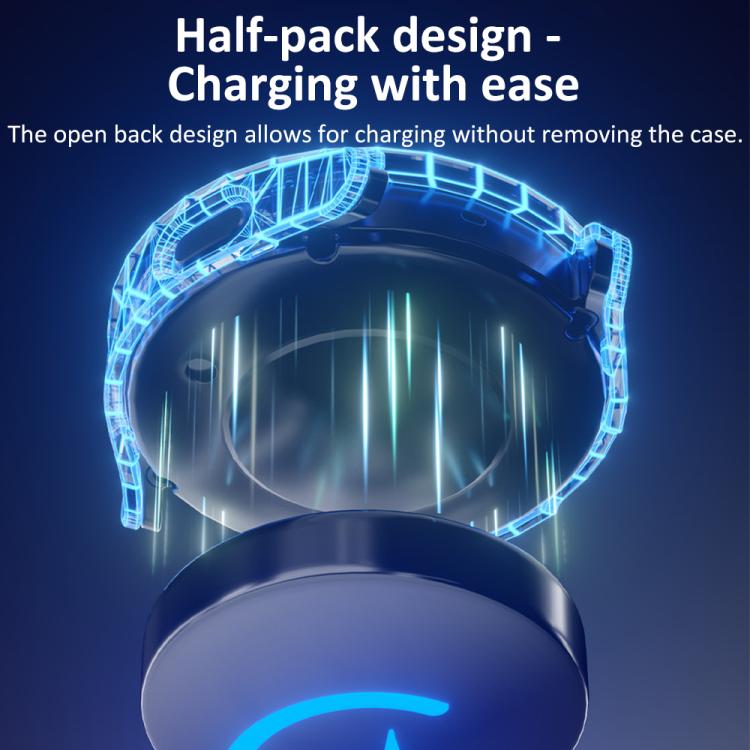 xDfind Tempered Film Integrated TPU Watch Cover, For Samsung Galaxy Watch7 44mm, For Samsung Galaxy Watch7 40mm