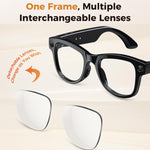 M02 8MP Camera AI Smart Glasses with Photochromic Lenses