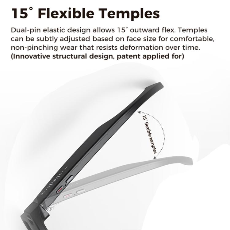 M02 8MP Camera AI Smart Glasses with Photochromic Lenses