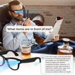 M02 8MP Camera AI Smart Glasses with Photochromic Lenses