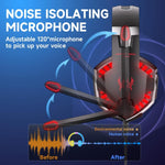 KOTION EACH G2000 Wired Game Headphones with LED Light