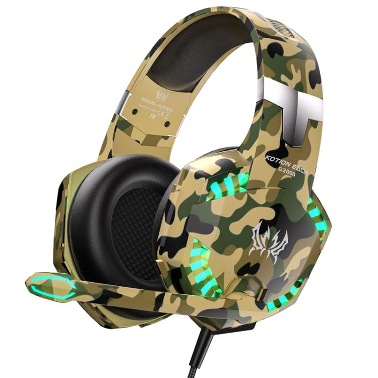KOTION EACH G2000 Wired Game Headphones with LED Light