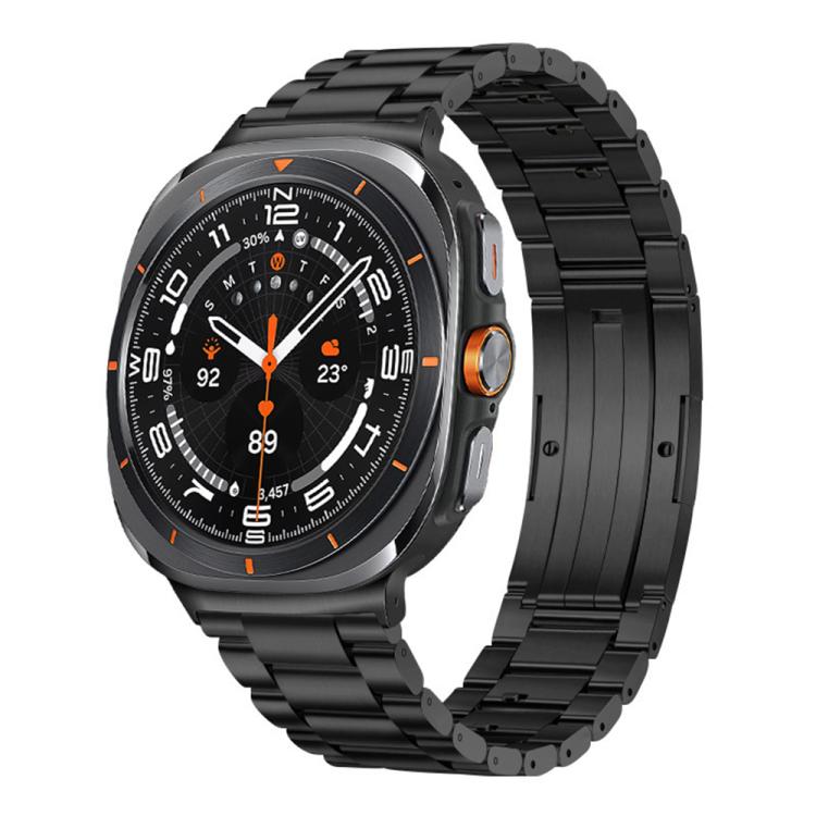 Detachable Three Beads HW Buckle Titanium Alloy Watch Band, For Samsung Galaxy Watch Ultra 47mm / Ultra 2025, For Samsung Galaxy Watch8 / Watch8 Classic