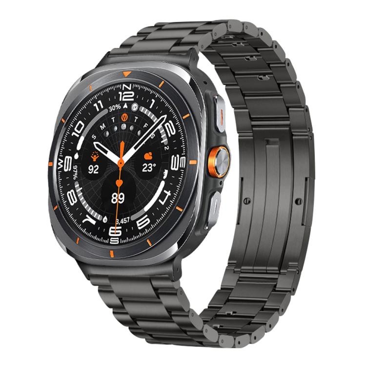 Detachable Three Beads HW Buckle Titanium Alloy Watch Band, For Samsung Galaxy Watch Ultra 47mm / Ultra 2025, For Samsung Galaxy Watch8 / Watch8 Classic