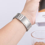 Detachable Three Beads HW Buckle Titanium Alloy Watch Band, For Samsung Galaxy Watch Ultra 47mm / Ultra 2025, For Samsung Galaxy Watch8 / Watch8 Classic