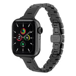H-förmiges, 14 mm breites Edelstahl-Uhrenarmband, passend für Apple Watch 46 mm / 49 mm / 45 mm / 44 mm und 42 mm / 41 mm / 40 mm / 38 mm