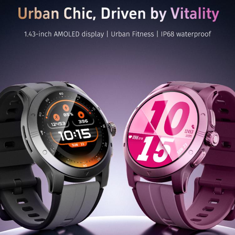GTR5 1.43 inch AMOLED Screen Urban Fitness Smart Watch IP68 Support Heart Rate Monitoring