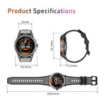 GTR5 1.43 inch AMOLED Screen Urban Fitness Smart Watch IP68 Support Heart Rate Monitoring
