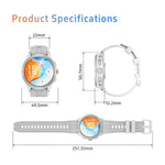 GTR6 1.43 inch AMOLED Screen Urban Runner Smart Watch IP68 Support Heart Rate Monitoring