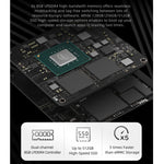 GMK NucBox Windows 10 System Mini PC, Intel Celeron J4125 Quad Core 64bit 14nm 2GHz-2.7GHz, Support WiFi & Bluetooth & RJ45,, 8GB+128GB,EU Plug