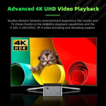 GMK NucBox Windows 10 System Mini PC, Intel Celeron J4125 Quad Core 64bit 14nm 2GHz-2.7GHz, Support WiFi & Bluetooth & RJ45,, 8GB+128GB,EU Plug