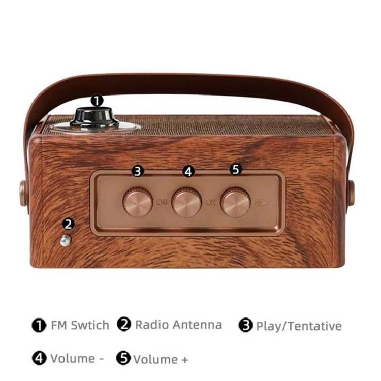 A23 Portable Bluetooth Speaker Supports USB / TF Card / FM Radio