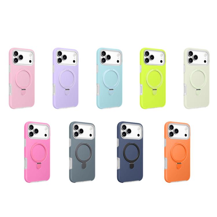 غطاء هاتف حامل MagSafe من السيليكون السائل الهلامي، لهواتف iPhone 16 Pro، iPhone 16، iPhone 15 Pro Max، iPhone 15 Pro، iPhone 15