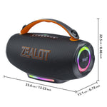 Zealot S167 100W Portable Handheld Outdoor RGB Bluetooth Speaker