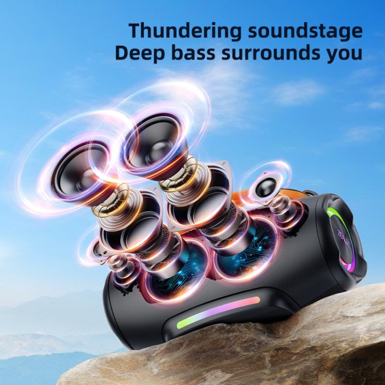 Zealot S167 100W Portable Handheld Outdoor RGB Bluetooth Speaker