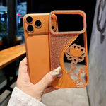 Electroplated TPU Lotus Hollow-carved  Rhinestone Glitter Phone Case, For iPhone 17 Pro Max, For iPhone 17 Pro, For iPhone 17, For iPhone 16 Pro Max, For iPhone 16 Pro, For iPhone 16, For iPhone 15 Pro Max, For iPhone 15 Pro