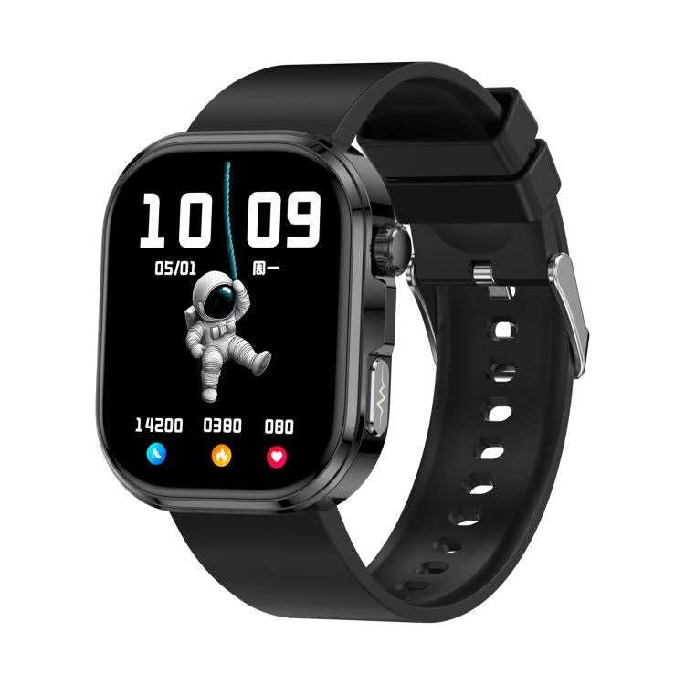 GE52 1.88-inch Full Touch HD Screen BT Call Smart Watch Silicone Strap, Supports Health Monitoring