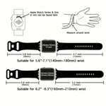 5er-Pack xDfind Silikon-Uhrenarmband mit Schmetterlingsverschluss, passend für Apple Watch 42 / 44 / 45 / 46 / 49 mm, Apple Watch 38 / 40 / 41 / S11 42 mm