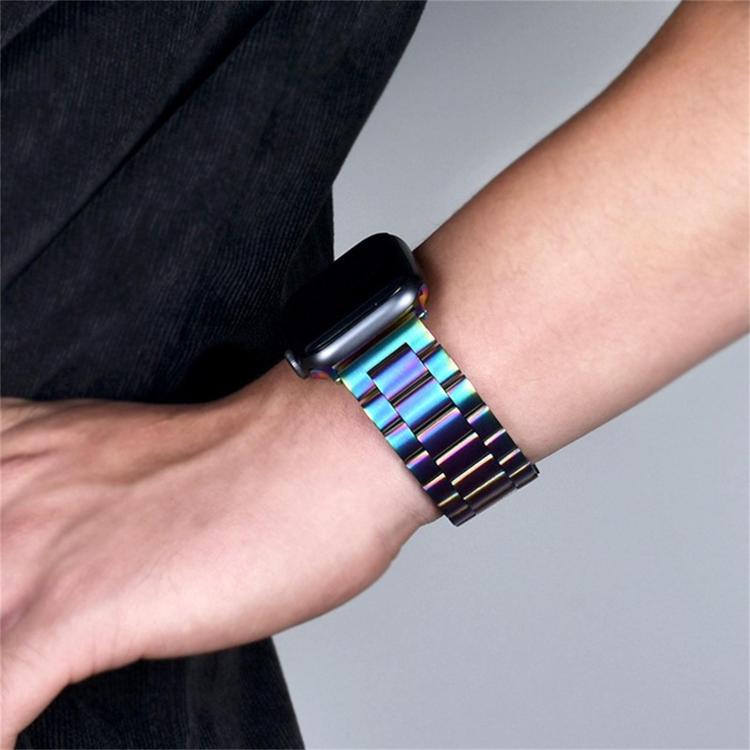 5er-Pack xDfind Dreiperlen-Faltschließe Edelstahl-Uhrenarmband, für Apple Watch 42 / 44 / 45 / 46 / 49 mm, für Apple Watch 38 / 40 / 41 / S11 42 mm