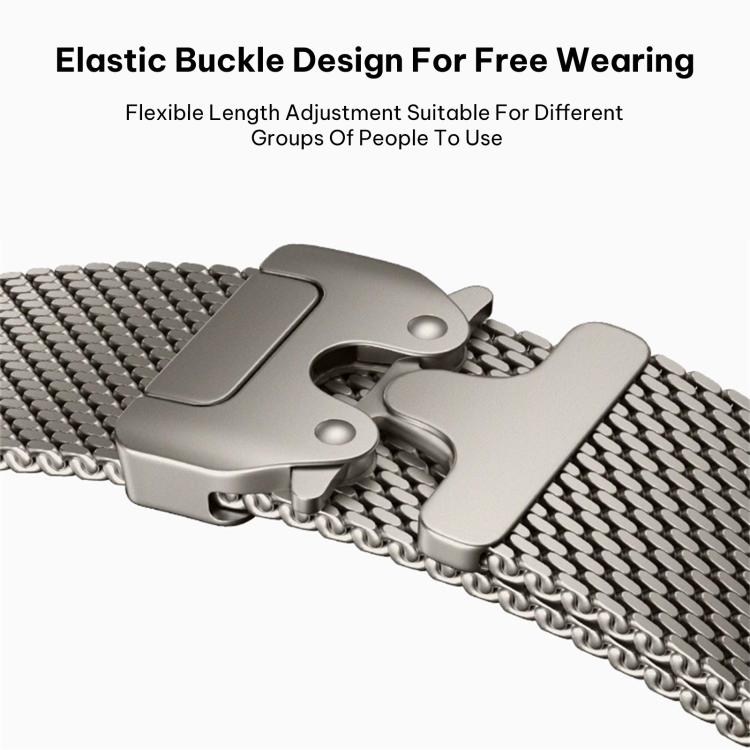 5 Pack xDfind Umbrella Buckle Milanese + Butterfly Buckle Mixed Watch Band, For Apple Watch 42 / 44 / 45 / 46 / 49mm, For Apple Watch 38 / 40 / 41 / S11 42mm