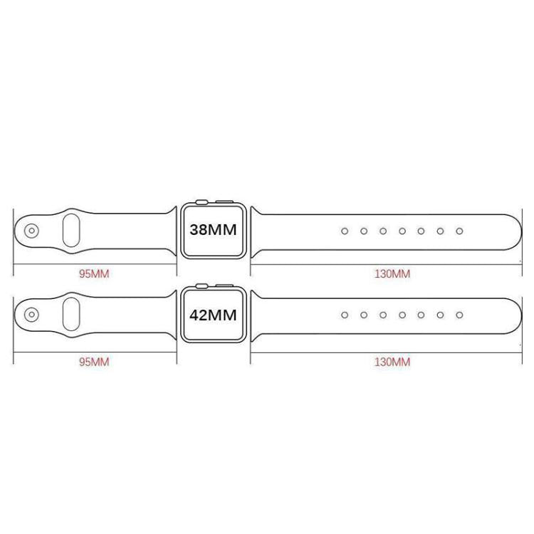 5er-Pack xDfind Nietschließe, Echtleder-Uhrenarmband, für Apple Watch 42 / 44 / 45 / 46 / 49 mm, für Apple Watch 38 / 40 / 41 / S11 42 mm