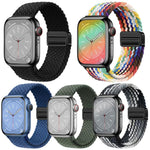 5 Pack xDfind Magnetic Buckle Loop Woven Watch Band, For Apple Watch 42 / 44 / 45 / 46 / 49mm, For Apple Watch 38 / 40 / 41 / S11 42mm