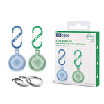 XDcase 2 Pack Full-cover Waterproof TPU Protective Case with Keychain, For AirTag 2nd Gen / 1st Gen