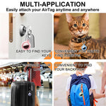 XDcase 2 Pack Full-cover Waterproof TPU Protective Case with Keychain, For AirTag 2nd Gen / 1st Gen