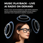 M01S 5MP Smart AI Camera Glasses Supports Voice Calls, Video Recording, WiFi Transmission