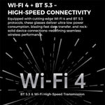 M01S 5MP Smart AI Camera Glasses Supports Voice Calls, Video Recording, WiFi Transmission