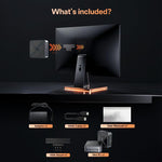 GXMO GH8 Windows 11 Pro Mini PC, AMD Ryzen 9 8945HS Octa Core Processor, No Memory, 16GB+512GB