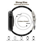 xDfind Diamant-Edelstahl-Hybrid-Uhrenarmband aus echtem Leder, für Apple Watch 42 / 44 / 45 / 46 / 49 mm, für Apple Watch 38 / 40 / 41 / S11 42 mm