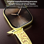 xDfind Retro-Armband mit floralem Muster aus Edelstahl und Echtleder, passend für Apple Watch 42 / 44 / 45 / 46 / 49 mm, Apple Watch 38 / 40 / 41 / S11 42 mm