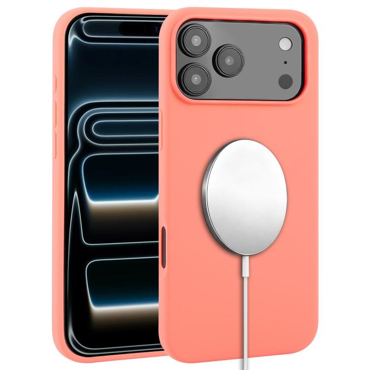 Liquid Silicone Full Coverage MagSafe Phone Case, For iPhone 17e / 16e, For iPhone 17 Pro Max, For iPhone 17 Pro, For iPhone 17, For iPhone Air