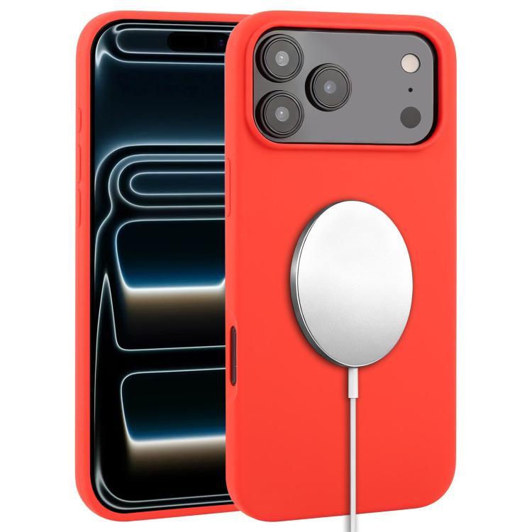 Liquid Silicone Full Coverage MagSafe Phone Case, For iPhone 17e / 16e, For iPhone 17 Pro Max, For iPhone 17 Pro, For iPhone 17, For iPhone Air