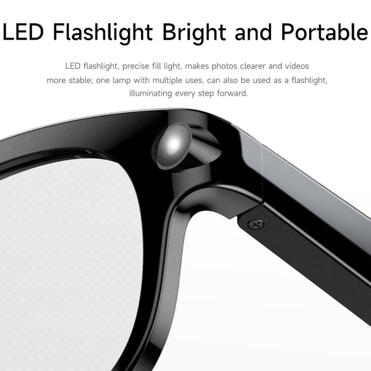 M89 2MP AI Smart Glasses Support Bluetooth Call, AI Intelligent Voice Assistant