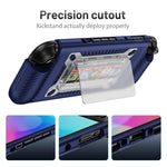 Anti-slip Textured TPU Hybrid PC Gaming Console Protective Case with Card Slot, For Nintendo Switch 2