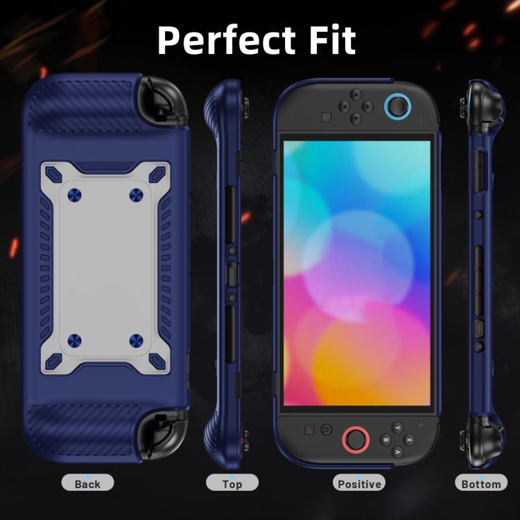 Anti-slip Textured TPU Hybrid PC Gaming Console Protective Case with Card Slot, For Nintendo Switch 2